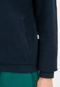 Givn Berlin Strukturierte Blousonjacke GBELLA aus Bio-Baumwolle Jacket Dark Blue (Structure)