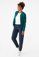 Givn Berlin Strukturierte Blousonjacke GBELLA aus Bio-Baumwolle Jacket Malachite Green (Structure)