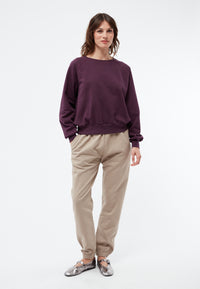 Givn Berlin Sweater DEDE aus Bio-Baumwolle Sweater Dark Purple