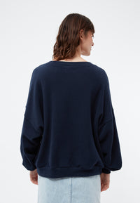Givn Berlin Sweater GBADA loose Fit aus recycelter Baumwolle Sweater Blue