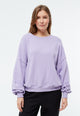 Givn Berlin Sweater GBADA loose Fit aus recycelter Baumwolle Sweater Light Amethyst