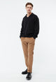 Givn Berlin Sweater GBBELA aus recycelter Baumwolle mit Kragen Sweater Dark Grey