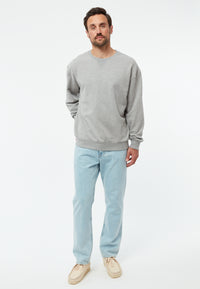 Givn Berlin Sweater GBCLINT oversize aus Bio-Baumwolle Sweater Grey Melange