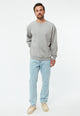 Givn Berlin Sweater GBCLINT oversize aus Bio-Baumwolle Sweater Grey Melange