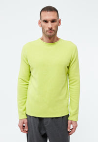 Givn Berlin Sweater GBIAN aus recycleter Baumwolle Sweater Lime Green