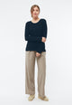 Givn Berlin Sweater GBLUCILLE aus recycelter Baumwolle Sweater Blue