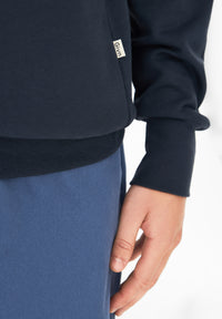Givn Berlin Sweater GBNURI (Heart) relaxed Fit aus Bio-Baumwolle Sweater Midnight Blue
