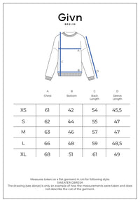 Givn Berlin Sweater GBRESA aus recycelter Baumwolle mit Kragen Sweater Light Amethyst