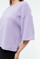 Givn Berlin Sweater GBSELMA aus recycelter Baumwolle Sweater Light Amethyst