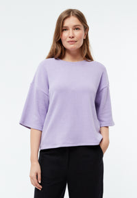 Givn Berlin Sweater GBSELMA aus recycelter Baumwolle Sweater Light Amethyst