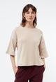 Givn Berlin Sweater GBSELMA aus recycelter Baumwolle Sweater Light Beige