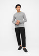 Givn Berlin Sweater IAN aus recycelter Baumwolle Sweater Stone Grey