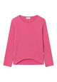 Givn Berlin Sweater LUCIA aus recycelter Baumwolle Sweater Berry Pink