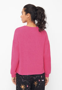Givn Berlin Sweater SAMANTHA aus recycelter Baumwolle Sweater Berry Pink