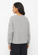 Givn Berlin Sweater SAMANTHA aus recycelter Baumwolle Sweater Stone Grey