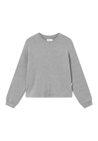 Givn Berlin Sweater SAMANTHA aus recycelter Baumwolle Sweater Stone Grey