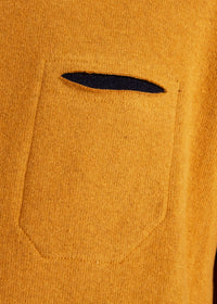 Givn Berlin Sweater STAN aus recycelter Baumwolle Sweater Mustard