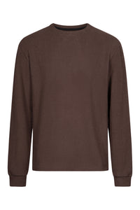 Givn Berlin Sweater TABOR aus recycelter Baumwolle Sweater Moor
