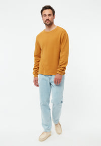 Givn Berlin Sweater TABOR aus recycelter Baumwolle Sweater Mustard