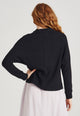 Givn Berlin Sweater WILMA aus recycelter Baumwolle Sweater Dark Grey