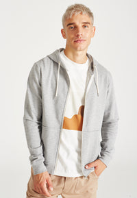 Givn Berlin Sweatjacke WINSTON aus Bio-Baumwolle Sweater Mercury Grey