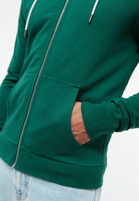 Givn Berlin Sweatjacke WINSTON aus Bio-Baumwolle Sweater Cedar Green