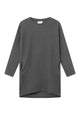 Givn Berlin Sweatkleid JOELLE aus Bio-Baumwolle Dress Shadow Grey (Lines)