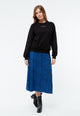 Givn Berlin Sweatshirt GBYARA aus weicher Bio-Baumwolle mit Stickerei Sweater Black