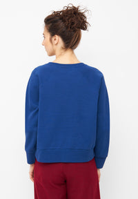 Givn Berlin Sweatshirt HEDI aus Bio-Baumwolle Sweater Deep Blue