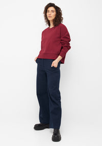 Givn Berlin Sweatshirt HEDI aus Bio-Baumwolle Sweater Tibetan Red