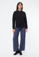 Givn Berlin Sweatshirt WILMA aus Bio-Baumwolle Sweater Black (Rib)
