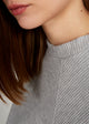 Givn Berlin Sweatshirt WILMA aus Bio-Baumwolle Sweater Mercury Grey (Rib)