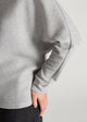 Givn Berlin Sweatshirt WILMA aus Bio-Baumwolle Sweater Mercury Grey (Rib)