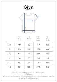 Givn Berlin T-Shirt GBCAPRI relaxed Fit aus Bio-Baumwolle T-Shirt White