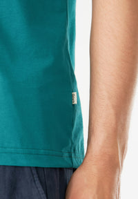 Givn Berlin T-Shirt GBCOLBY regular aus Bio-Baumwolle T-Shirt Malachite Green