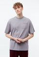 Givn Berlin T-Shirt GBEVAN oversize aus Bio-Baumwolle T-Shirt Lilac Grey
