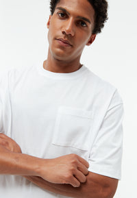 Givn Berlin T-Shirt GBEVAN oversize aus Bio-Baumwolle T-Shirt White