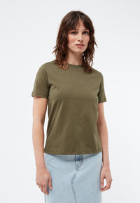 Givn Berlin T-Shirt GBFINE aus Bio-Baumwoll Jersey T-Shirt Khaki