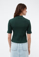 Givn Berlin T-Shirt GBGINETTA aus Bio-Baumwoll Rippjersey T-Shirt Bottle Green (Rib)