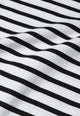 Givn Berlin T-Shirt GBJULIA (HEART) aus Bio-Baumwolle mit Stickerei T-Shirt Black / White (Stripes)