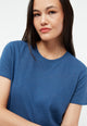 Givn Berlin T-Shirt GBJULIA aus Baumwoll-Leinen Mix T-Shirt Blazing Blue (Linen)