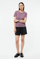 Givn Berlin T-Shirt GBJULIA aus Baumwoll-Leinen Mix T-Shirt English Violet (Linen)