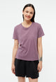 Givn Berlin T-Shirt GBJULIA aus Baumwoll-Leinen Mix T-Shirt English Violet (Linen)