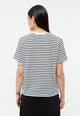 Givn Berlin T-Shirt GBJULIA aus Bio-Baumwolle T-Shirt Black / White (Stripes)