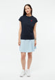 Givn Berlin T-Shirt GBLAILA (HEART) aus Bio-Baumwolle mit Stickerei T-Shirt Midnight Blue