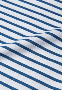 Givn Berlin T-Shirt GBLASSE aus Bio-Baumwolle T-Shirt Blazing Blue / White (Stripes)