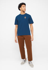 Givn Berlin T-Shirt LASSE (Balloon) aus Bio-Baumwolle T-Shirt Moroccan Blue