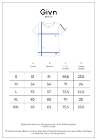 Givn Berlin T-Shirt LASSE (Balloon) aus Bio-Baumwolle T-Shirt Moroccan Blue