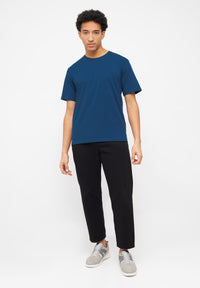Givn Berlin T-Shirt LASSE aus Bio-Baumwolle T-Shirt Moroccan Blue