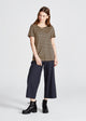 Givn Berlin T-Shirt LENA aus TENCEL™ Lyocell T-Shirt Blue / Camel (Stripes)